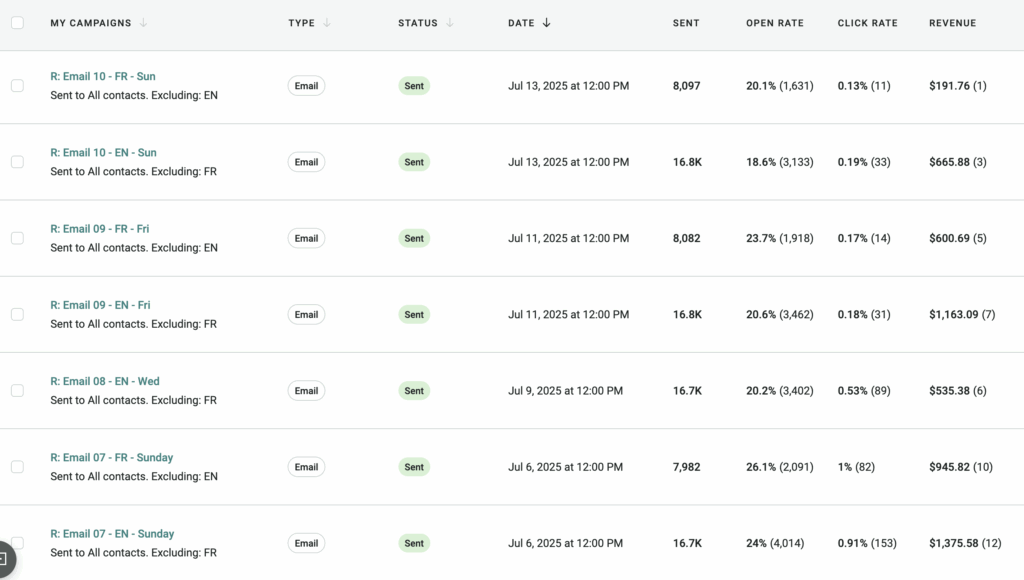 e-commerce email marketing case study: $24000 revenue in 30 days